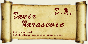 Damir Marašević vizit kartica